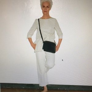 KARA NYC large stowaway crossbody B L U E bag